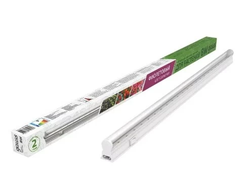 Светильник Gauss Fito для растений 8W 220lm 175-265V IP20 561*25*37мм, фиолет спектр LED 1/25