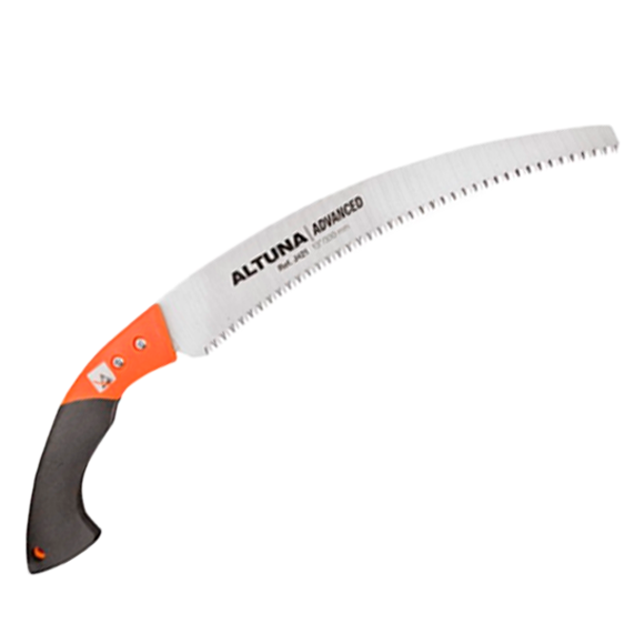 ОБРЕЗНАЯ ПИЛА. ЯПОНСКИЕ ЗУБЬЯ. ИЗОГНУТОЕ ЛЕЗВИЕ. КОМПОЗИТНЫЕ РУЧКИ.33СМ. J421 