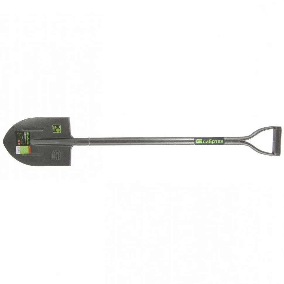 Лопата штыковая, 210х290х1150 мм, цельнометаллическая// Сибртех